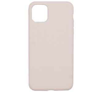 Back panel cover Evelatus Apple iPhone 11 Pro Max Premium Soft Touch Silicone Case Pink Sand