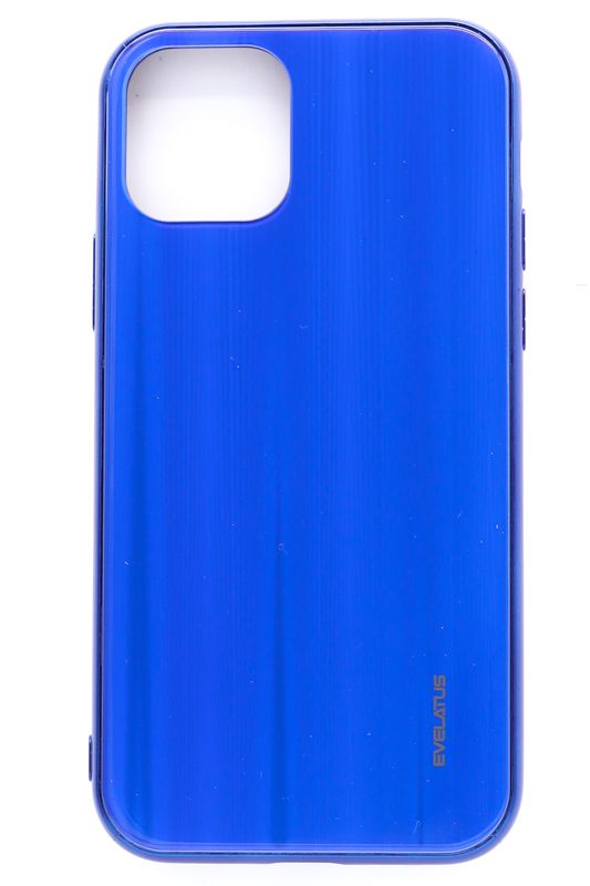 Back panel cover Evelatus Apple iPhone 11 Pro Water Ripple Full Color Electroplating Tempered Glass Blue