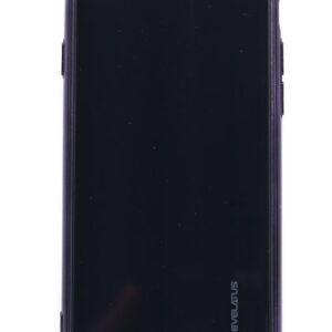 Back panel cover Evelatus Apple iPhone 7/8 Water Ripple Full Color Electroplating Tempered Glass Black