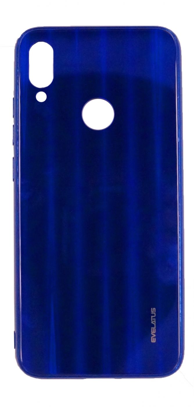 Back panel cover Evelatus Xiaomi Note 7 Water Ripple Full Color Electroplating Tempered Glass Blue