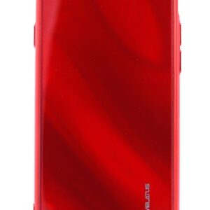 Back panel cover Evelatus Apple iPhone 7/8 Water Ripple Gradient Color Anti-Explosion Tempered Glass Case Gradient Red-Black