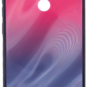 Tagakaaned Evelatus Xiaomi Redmi 8 Water Ripple Gradient Color Anti-Explosion Tempered Glass Case Gradient Pink-Purple