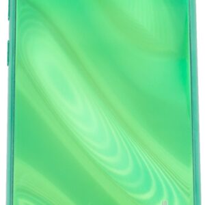 Tagakaaned Evelatus Samsung Galaxy A10 Water Ripple Full Color Electroplating Tempered Glass Case Green