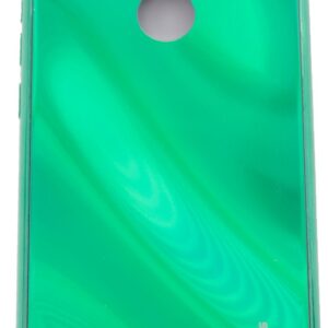 Tagakaaned Evelatus Xiaomi Redmi 7 Water Ripple Full Color Electroplating Tempered Glass Case Green