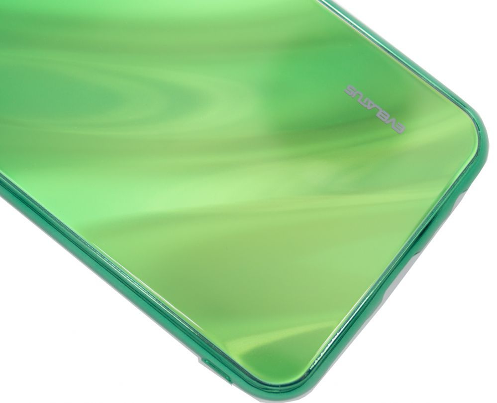 Tagakaaned Evelatus Xiaomi Redmi 8 Water Ripple Full Color Electroplating Tempered Glass Green