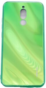 Aizmugurējais vāciņš Evelatus Xiaomi Redmi 8 Water Ripple Full Color Electroplating Tempered Glass Green
