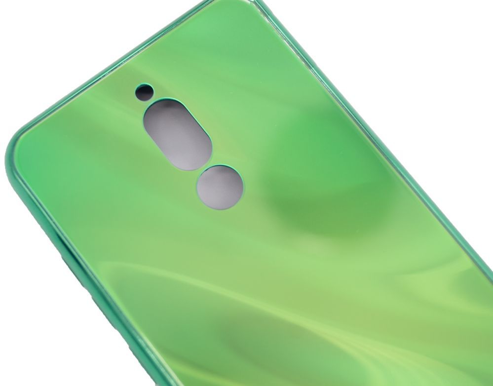 Tagakaaned Evelatus Xiaomi Redmi 8 Water Ripple Full Color Electroplating Tempered Glass Green