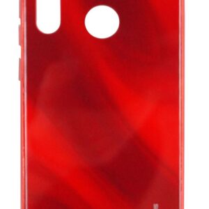 Tagakaaned Evelatus Xiaomi Xiaomi Redmi Note 8 / Redmi Note 8 2021 Water Ripple Full Color Electroplating Tempered Glass Case Red