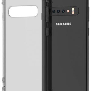 Back panel cover Evelatus Samsung Galaxy S10 Military Shockproof Silicone Case TPU Black