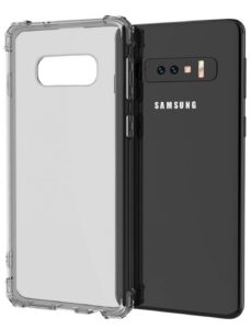 Back panel cover Evelatus Samsung S10e Military Shockproof Silicone Case TPU Black