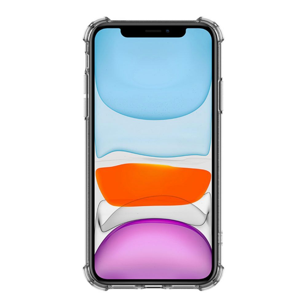 Back panel cover Evelatus Apple iPhone 11 Military Shockproof Silicone Case TPU Transparent