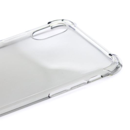 Back panel cover Evelatus Apple iPhone Xs Max Military Shockproof Silicone Case TPU Black