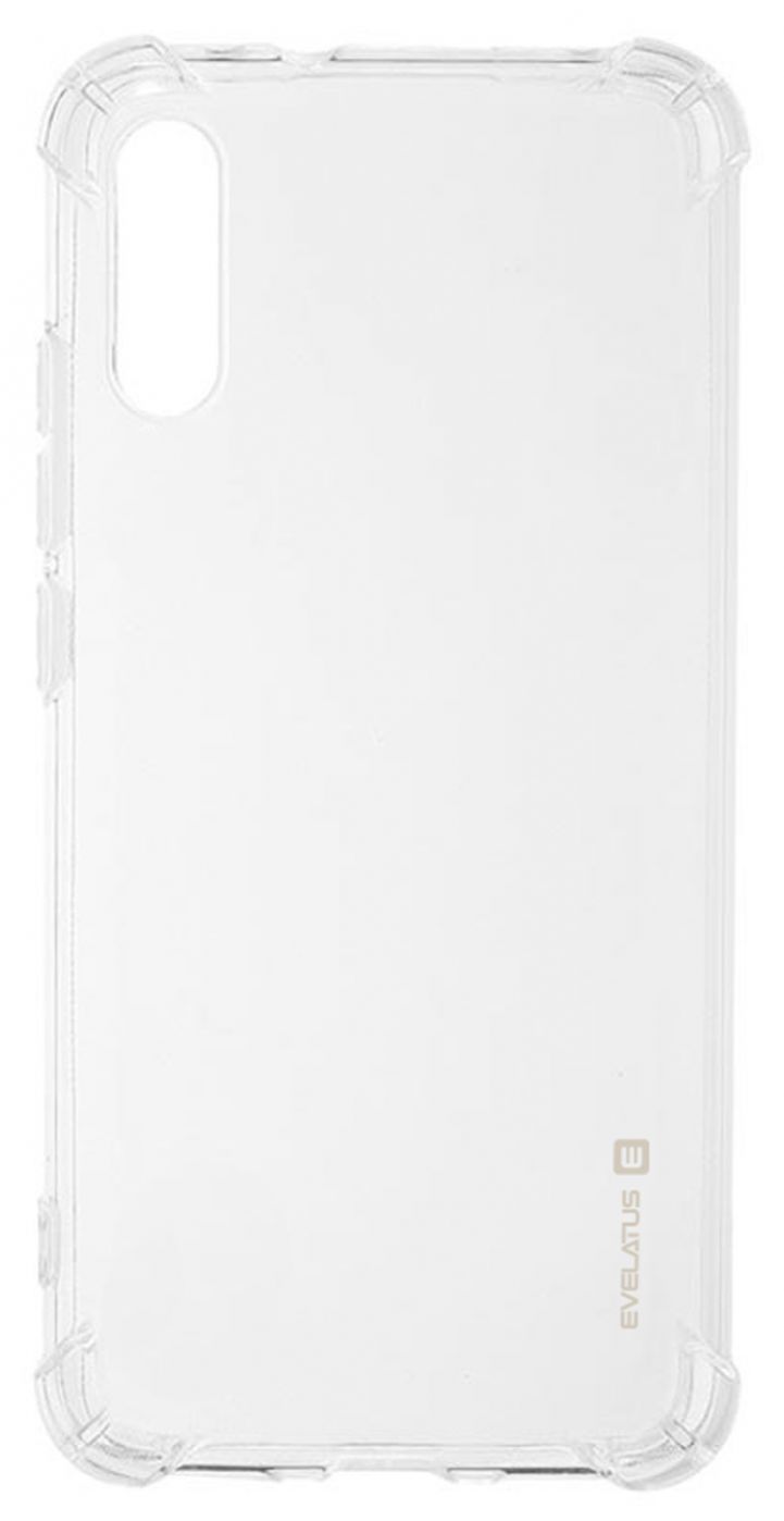 Back panel cover Evelatus Xiaomi Mi A3 Military Shockproof Silicone Case TPU Transparent