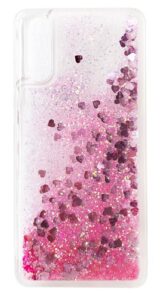 Back panel cover Evelatus Samsung A50 Shining Quicksand Case Pink