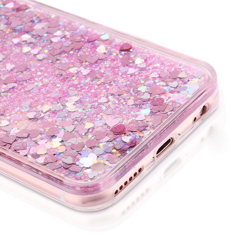 Back panel cover Evelatus Xiaomi Note 7 Shining Quicksand Case Pink