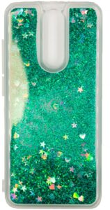 Aizmugurējais vāciņš Evelatus Xiaomi Redmi 8 Shining Quicksand Case Green