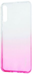 Back panel cover Evelatus Samsung A50 Gradient TPU Case Rose Red