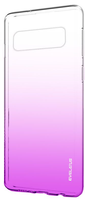 Back panel cover Evelatus Samsung S10 Gradient TPU Case Purple