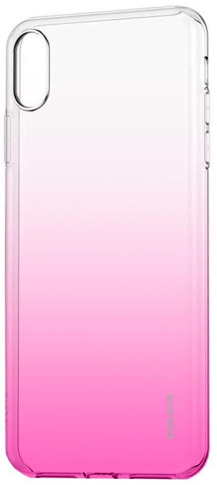 Back panel cover Evelatus Apple iPhone X/XS Gradient TPU Case Rose Red