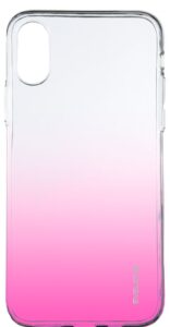Back panel cover Evelatus Apple iPhone Xs Max Gradient TPU Case Rose Red