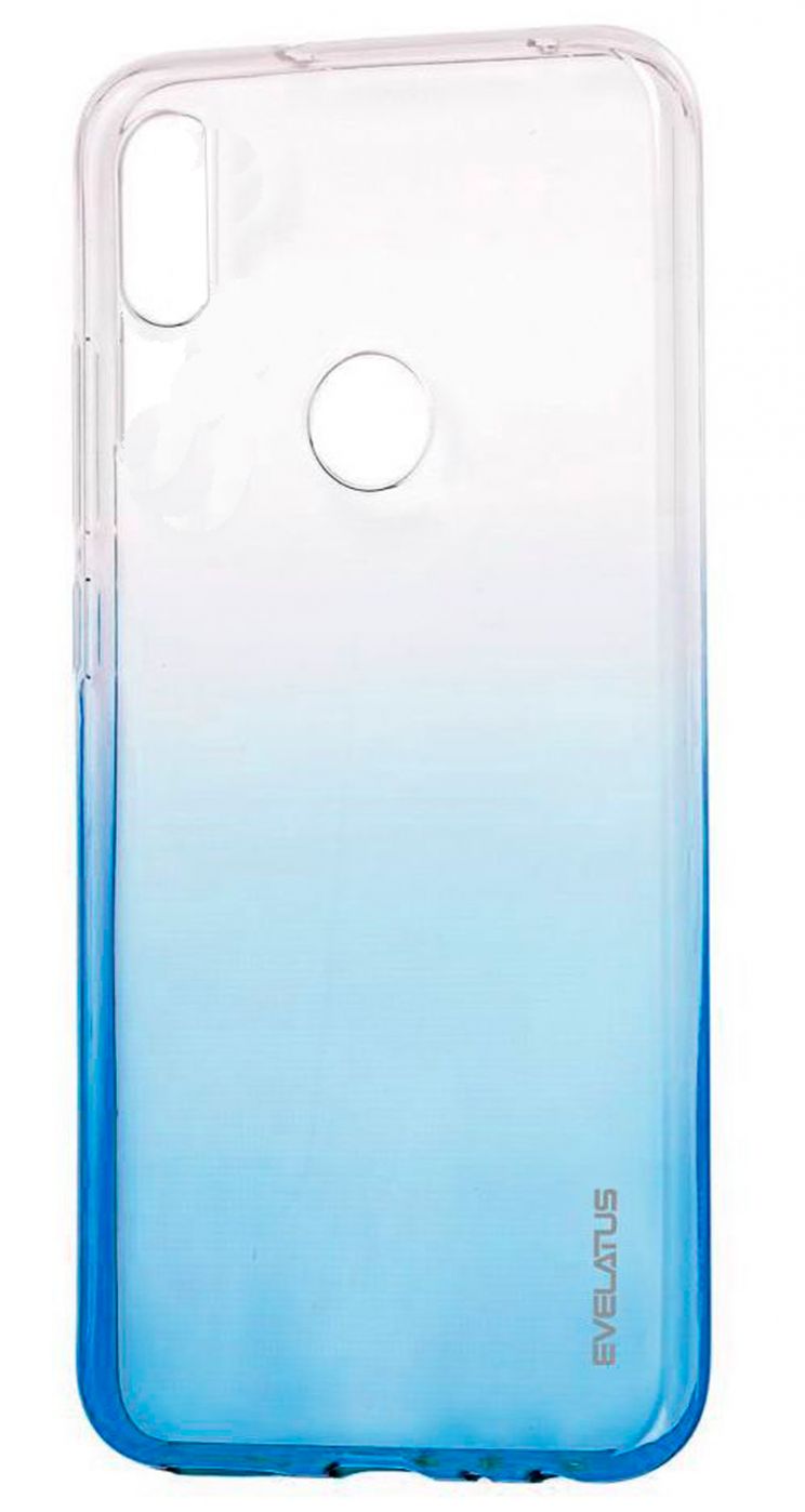 Back panel cover Evelatus Xiaomi Redmi 7 Gradient TPU Case Blue