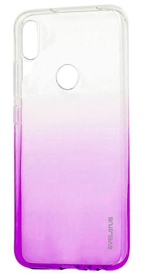 Back panel cover Evelatus Xiaomi Redmi 7 Gradient TPU Case Purple