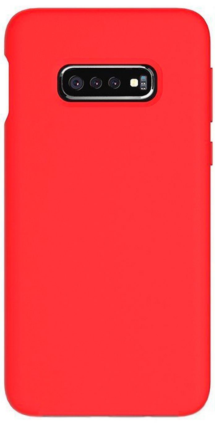 Back panel cover Evelatus Samsung Galaxy S10e Nano Silicone Case Soft Touch TPU Red