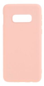 Back panel cover Evelatus Samsung Galaxy S10e Nano Silicone Case Soft Touch TPU Beige