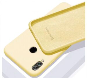 Nugarėlės dėklai Evelatus Xiaomi Mi 9 Lite Soft Silicone Yellow