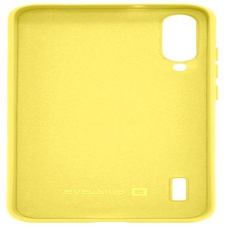Back panel cover Evelatus Xiaomi Mi A3 Soft Silicone Yellow