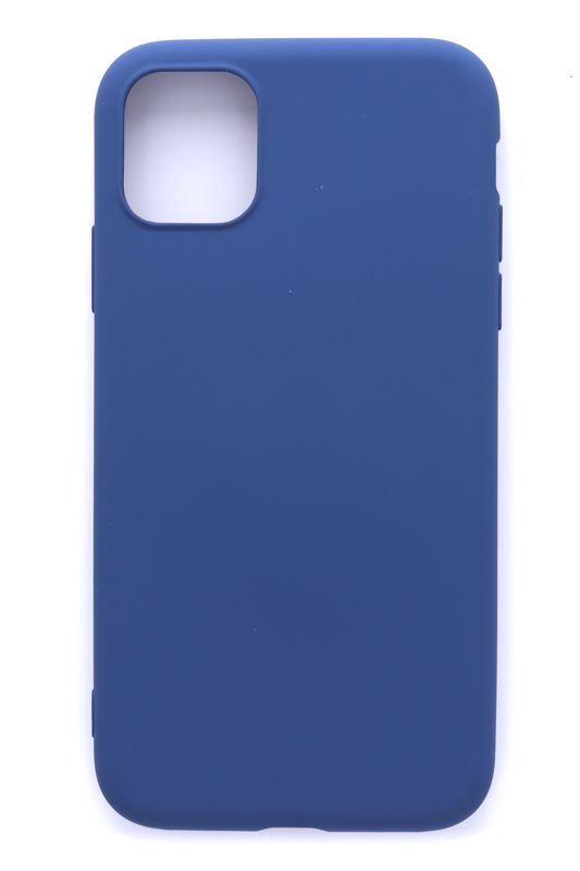 Back panel cover Evelatus Apple iPhone 11 Pro Max Nano Silicone Case Soft Touch TPU Dark Blue