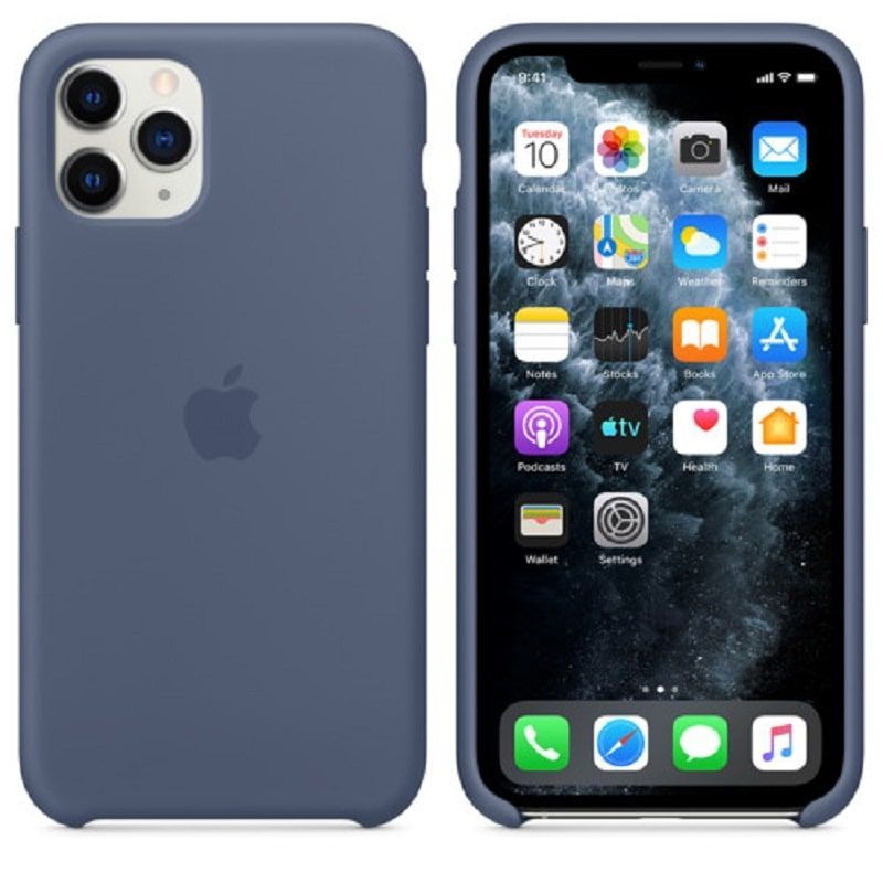 Tagakaaned Apple - iPhone 11 Pro Silicone Case MWYR2ZM/A Alaskan Blue