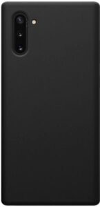 Back panel cover Evelatus Samsung Galaxy Note 10 Premium Soft Touch Silicone Case Black
