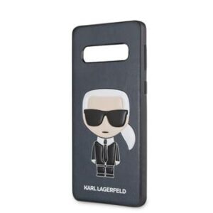 Back panel cover Karl Lagerfeld Samsung Galaxy S10 Ikonik Full Body PC/TPU Case Blue