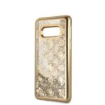 Back panel cover Guess Samsung Galaxy S10e Glitter 4G Peony Hard Case Gold