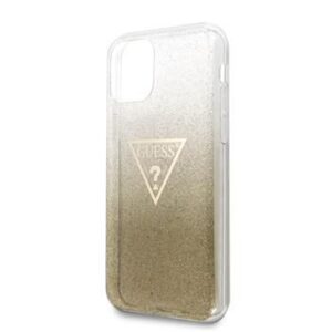 Aizmugurējais vāciņš Guess Apple iPhone 11 Pro Solid Glitter Cover Gold