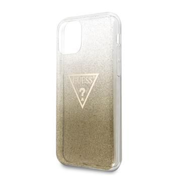 Aizmugurējais vāciņš Guess Apple iPhone 11 Pro Solid Glitter Cover Gold