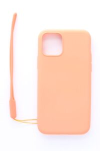 Back panel cover Evelatus Apple iPhone 11 Pro Soft Touch Silicone Case with Strap Pink