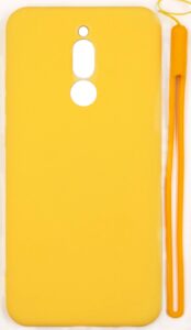 Nugarėlės dėklai Evelatus Xiaomi Redmi 8 Nano Silicone Case Soft Touch TPU Yellow