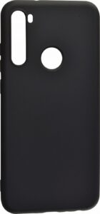 Nugarėlės dėklai Evelatus Xiaomi Xiaomi Redmi Note 8 / Redmi Note 8 2021 Soft Touch Silicone Case with Strap Black