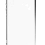 Aizmugurējais vāciņš Evelatus Samsung Galaxy A70 Silicone Transparent with Necklace TPU Strap Silver