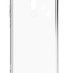 Back panel cover Evelatus Xiaomi Redmi 8 Silicone Transparent with Necklace TPU Strap Space Gray