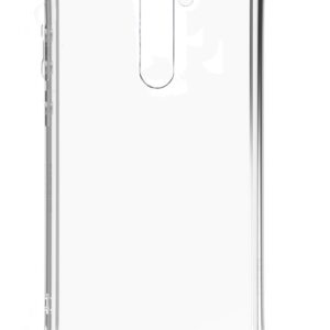 Back panel cover Evelatus Xiaomi Note 8 Pro Silicone Transparent with Necklace TPU Strap Silver