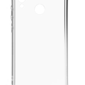 Tagakaaned Evelatus Huawei P Smart 2019 Silicone Transparent with Necklace TPU Strap Silver