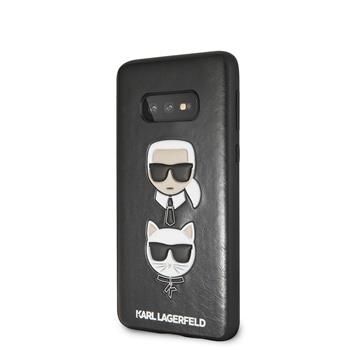 Back panel cover Karl Lagerfeld Samsung Galaxy S10e Karl and Choupette Hard Case Black