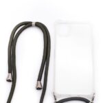 Nugarėlės dėklai Evelatus Samsung S10 Case with rope Green Transparent