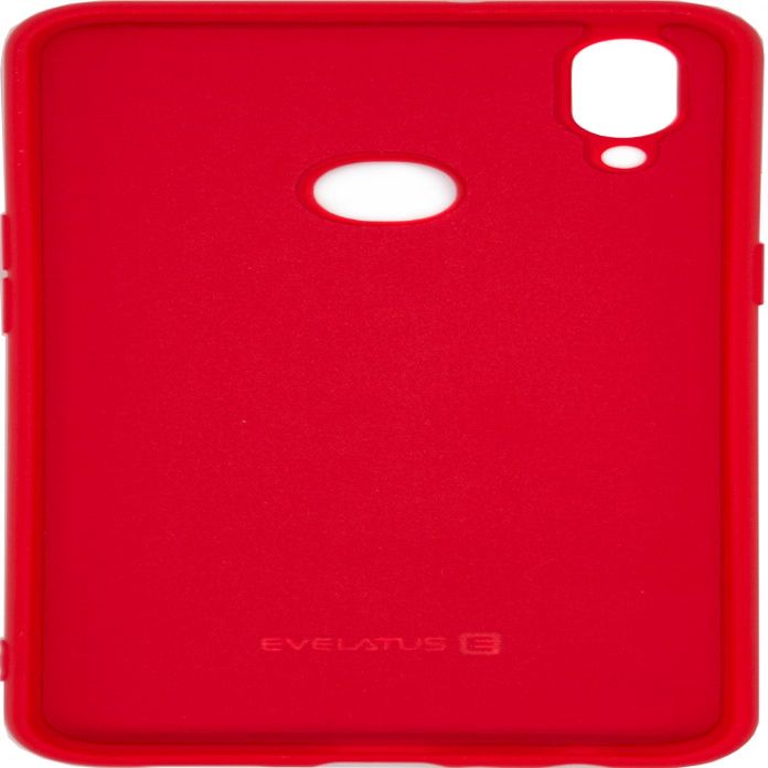 Back panel cover Evelatus Samsung Galaxy A10s Nano Silicone Case Soft Touch TPU Red