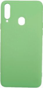 Aizmugurējais vāciņš Evelatus Samsung Galaxy A20s Nano Silicone Case Soft Touch TPU Green