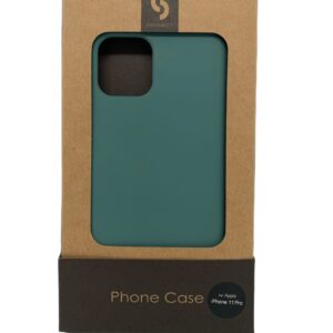 Back panel cover Connect Apple iPhone 11 Pro Soft case with bottom Midnight Green