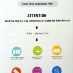 Apsauginė plėvelė Evelatus Universal Tablet Hydrogel film for cutter Transparent